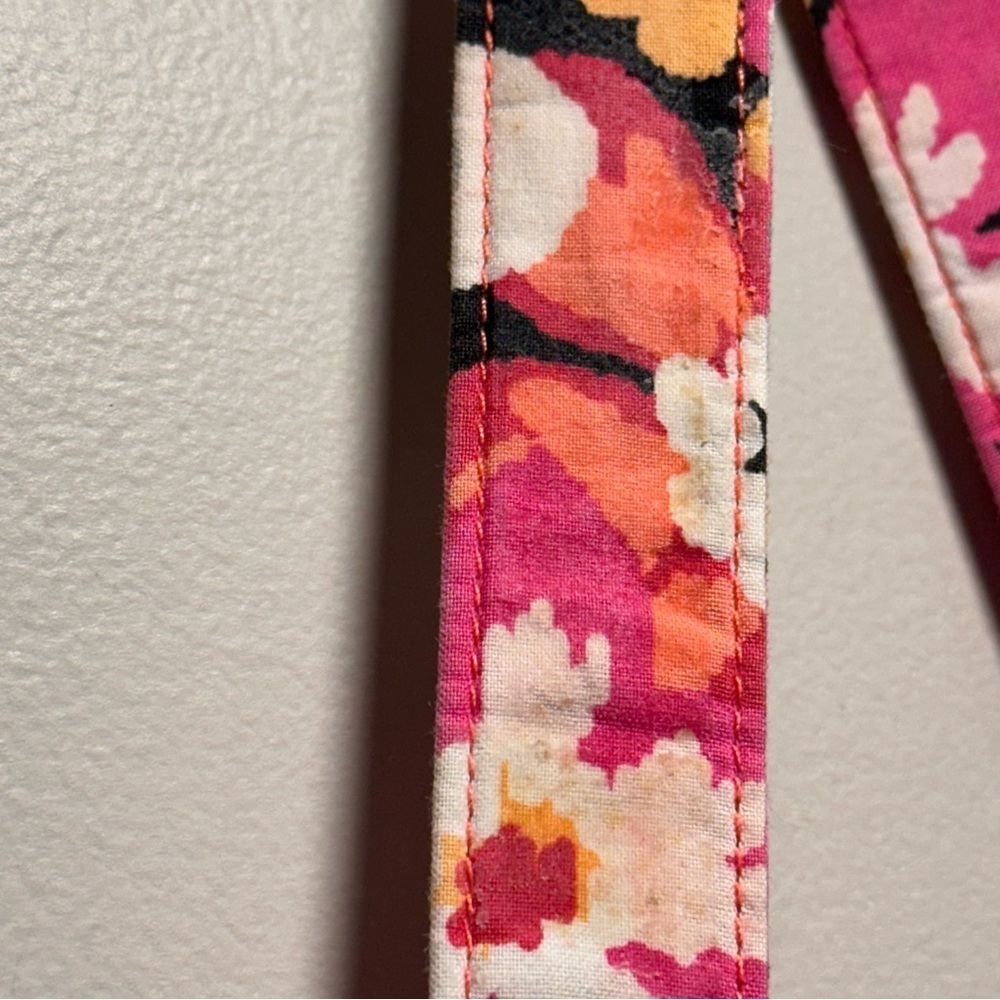 Vera Bradley Hipster Crossbody Bag Pixie Blooms Retired 2015 Cotton Lightweight - Picture 10 of 15